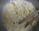 中力粉でもちふわ♪キャベツ満腹お好み焼き作り方2写真