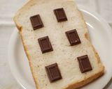 チョコとイチゴの甘酸っぱいトースト♪作り方1写真
