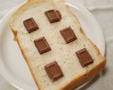 チョコとイチゴの甘酸っぱいトースト♪作り方2写真