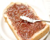 チョコとイチゴの甘酸っぱいトースト♪作り方4写真