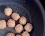 お弁当にも♬玄米甘酒で彩り甘辛肉団子作り方4写真