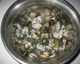 春キャベツたっぷり和風ボンゴレビアンコ作り方1写真
