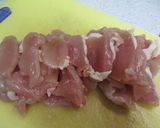 鶏ムネとさつまいものおろしポン酢和え作り方2写真