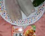 CookDo春キャベツとイカのホイル蒸し作り方1写真