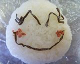 我が家のキャラ弁№7顔文字おにぎり♪作り方4写真