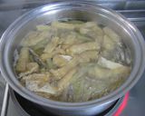 田舎風ふきのいりこだし煮作り方3写真