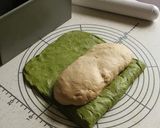 濃い味～ホロ苦二色の黒糖＆抹茶パン作り方4写真
