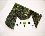 ひょっこり！海苔弁ねこちゃん＊キャラ弁作り方2写真