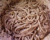お店の味☆牛ホルモン鍋＆胡麻そば作り方11写真