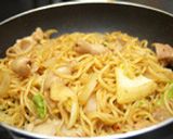 みのり焼き流ホルモン焼きそば作り方4写真