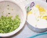 簡単ブランチ　フランスパンサンド作り方2写真