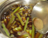 小鍋できりっと煮しめて作るきゃらぶき作り方3写真