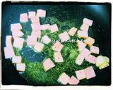 ブロッコリーのトマトクリームパスタ作り方3写真
