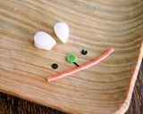＊キャラ弁＊　うずらDEパクパクうさぎ作り方2写真