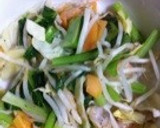 超簡単..5分.丼で.野菜炒めあんかけ風作り方4写真
