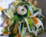 超簡単..5分.丼で.野菜炒めあんかけ風作り方5写真