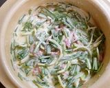 米粉が入ったもちもち☆豚ニラチヂミ作り方2写真