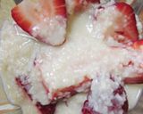 温めて飲む★ストロベリー甘酒スムージー作り方1写真