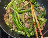 牛肉とピーマンのオイスターソース炒め作り方6写真