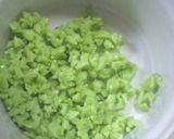 メロン熊　キャラ弁（おにぎり）作り方1写真