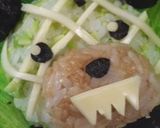メロン熊　キャラ弁（おにぎり）作り方4写真