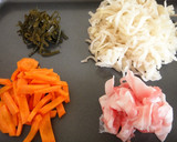 切干し大根と昆布･豚肉あっさり炒め♪作り方1写真