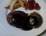 Hamburger steak作り方21写真