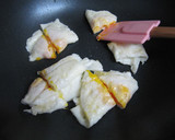 舞茸と目玉焼きのバター炒め作り方5写真