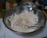手捏ねで作る全粒粉食パン作り方1写真