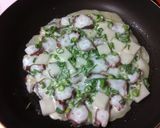 タコ入りネギ焼き作り方3写真