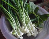 のびるでおつまみ作り方1写真