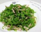 弁当のおかず＊千切りピーマンの炒め物作り方4写真