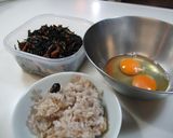 ひじきオムごはん　～ひじきの煮物より～作り方2写真