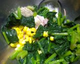 ほうれん草とハムコーンサラダ（胡麻マヨ）作り方4写真