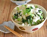 小松菜のだし醤油ご飯作り方5写真