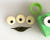 トイストーリーリトルグリーンメンキャラ弁作り方2写真
