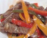 春だょ♬カラフルピーマンの青椒肉絲作り方5写真