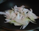 新玉ねぎと豚肉の✿しょうが風炒め作り方1写真
