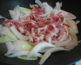 新玉ねぎと豚肉の✿しょうが風炒め作り方2写真