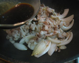 新玉ねぎと豚肉の✿しょうが風炒め作り方4写真