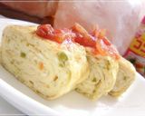 野菜たっぷり洋風卵焼き作り方3写真