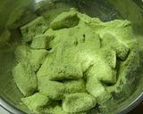 ’’新緑色’’抹茶のおもち作り方16写真