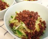 野菜といっしょに～♡肉みそ冷麺作り方11写真
