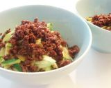 野菜といっしょに～♡肉みそ冷麺作り方12写真