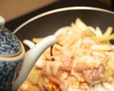 みのり焼きに新玉ねぎをトッピング作り方3写真