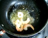 海老のトマトソーススパゲッティー作り方2写真