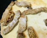 豚肉のクリームソースパスタ作り方2写真