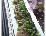 ✿鰹のたたきに♡にんにく塩ダレをかけて✿作り方3写真