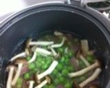 グリーンピースと鶏肉の中華風炊き込みご飯作り方5写真