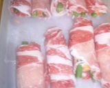 豚肉の野菜巻き作り方2写真